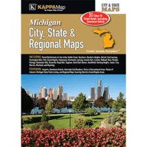 Michigan City, State, &amp; Regional Maps Street Atlas (K) - £49.03 GBP