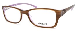 GUESS GU2274 AMB Women&#39;s Eyeglasses Frames 52-16-135 Amber / Lilac - £33.54 GBP