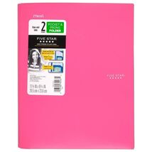 Five Star 2 Pocket Folders with Prong Fasteners Assorted Colors 4 Pack - $457.72 MXN
