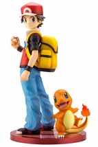 Kotobukiya ArtFX-J Pokemon Red with Charmander 1/8 Scale PVC Figure Statue - £199.69 GBP