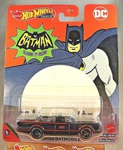 2022 Hot Wheels Premium Dc Comics Batman Tv Series Batmobile Dark Blue w/RR 5 Sp - £12.19 GBP