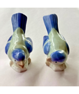 Vintage Lego Porcelain Blue and White Songbird Figurines set of 2 - $275.07 MXN