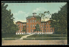 Vintage Paper School Postcard 1909 Penn College Oskaloosa Beacon Iowa Cancel - £9.61 GBP