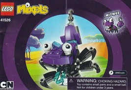 Instruction Book Only For LEGO MIXELS CN Wizwuz 41526 - $6.50