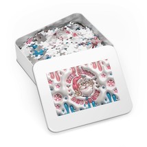 Jigsaw Puzzle in Tin, Christmas, Santa, Personalised/Non-Personalised, awd-166 ( - £28.06 GBP+