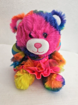 Build A Bear Smallfrys Tropicolor Teddy Tie Dye Sugarplum Fairy Dress BABW - £19.45 GBP