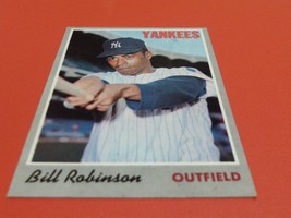 1970 Topps Bill Robinson # 23 Yankees Nm / Mint Or Better !! - £23.56 GBP