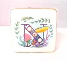 Disney Trinket Box ABC Letters N Is For Nemo And Friends Ceramic - $11.98