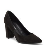 Marc Fisher Georgy Pointed Block Heel Pump, Black Suede, Size 8.5 NWT - $73.87