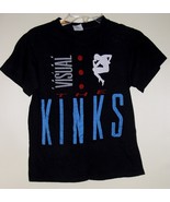 The Kinks Concert Tour Shirt Vintage 1987 Think Visual Tour Single Stitc... - $3,135.94 MXN