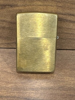 April Of 1996 Zippo Advertising Lighter Doral Tobaccoville NC Brass Finish Item image 3
