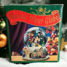 Christmas Holiday Musical Snow Water Globe plays &quot;White Christmas&quot;, Original Box - £70.88 GBP