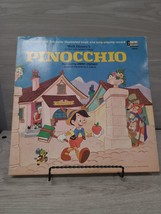 1969 Disney PINOCCHIO LP Vinyl Record Album Story Book 3905 Red Label - £7.47 GBP