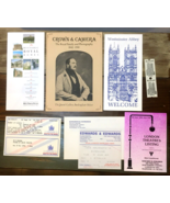 VTG Lot Crown Camera Queens Gallery  Westminster Abbey Programs Theatre ... - £2.37 GBP