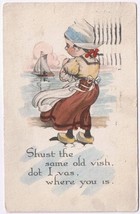 Postcard Same Old Wish I Was Where You Is 1914 - £2.32 GBP