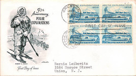 First Day Cover - Artic Explorations - 1909 -- Polar 4c - $4.99