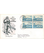 First Day Cover - Artic Explorations - 1909 -- Polar 4c - $4.99
