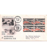 First Day Cover - International Geophysical Year - 3c - £3.12 GBP