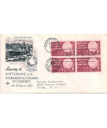 First Day Cover - XVII Congress, Chamber Commerce - 8c - $5.99