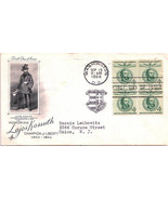 First Day Cover - Champion of Liberty Lajos Kossuth 4c - £3.90 GBP