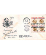 First Day Cover - Champion of Liberty Lajos Kossuth 8c - £4.68 GBP
