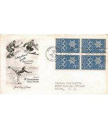 First Day Cov - VIII Olympic Winter Games 1960 4c - $6.83 CAD