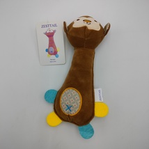 ZESTTAIL Pet Toys Dog Squeak Toys Plush Dog Toy Toys for Puppies Stuffed Monkey - £8.81 GBP
