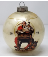 Santa Writing Desk Grossman 1979 Christmas Ornament Rockwell 5th Limited... - $12.30