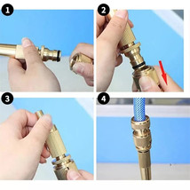 Orysin Adjustable High Pressure Water Spray Gun Brass Nozzle for Garden ... - $182.44 MXN