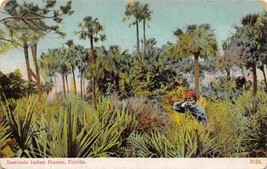 Seminole Native American Indian Hunter 1912 postcard - £5.54 GBP