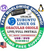 XUBUNTU Linux OS LTS 24.10 Oracular Oriole LIVE BOOT / INSTALL, MAC &amp; PC - $8.41