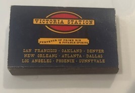 Victoria Station Matchbox Unused Multiple Locations San Francisco Oaklan... - $5.89