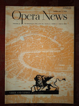 Metropolitan Opera News Magazine January 7 1952 Alfred Lunt Cosi Fan Tutte - £11.37 GBP