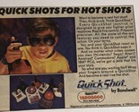 1988 Quick Shots Joystick Vintage Print Ad Advertisement pa18 - £7.07 GBP