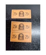 1989 National Scout Jamboree $.25 Trading Post Tickets-BSA-Set of 3 - £10.98 GBP