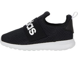 adidas Infant Lite Racer Adapt 4.0 Shoe Black/White GW2778 - $16.20