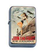 Vintage Poster D223 Windproof Dual Flame Torch Lighter Join The Fight Let's Go - £11.95 GBP