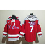 Men&#39;s Philadelphia Phillies #7 Trea Turner Red Ageless Must-Have Lace-Up... - $75.99