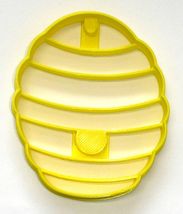 Beehive Detailed Honey Bee Hive Cookie Cutter Made in USA PR4135 - £3.18 GBP