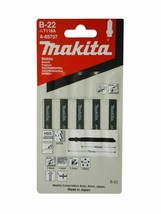 Makita 5 pcs. metal jigsaw blade, B-22,T118A A-85737 - £15.50 GBP