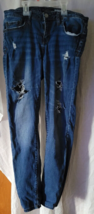 Womens Aeropostale Jeans Size 10 Reg.  Ankle Jeggings Casual Holey Torn Spring - £15.68 GBP