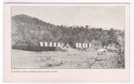 Pistol Range US Military Guantanamo Cuba 1905c postcard - £5.82 GBP