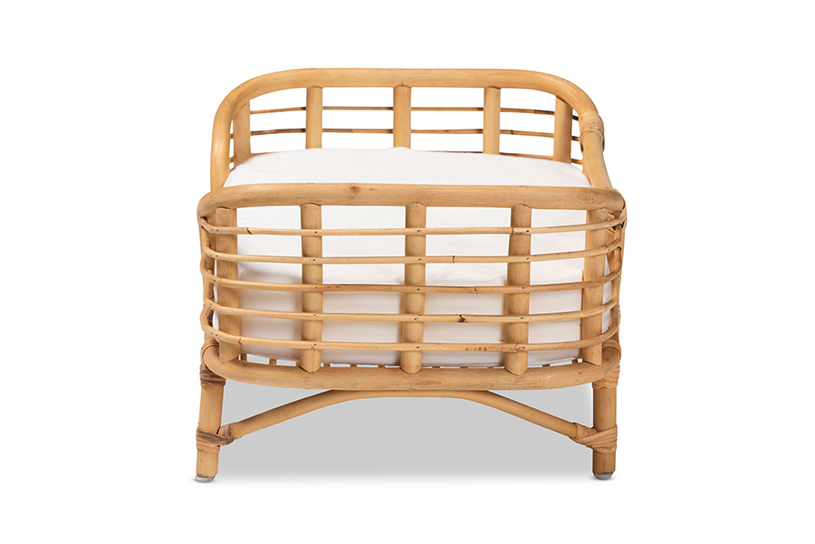 Lenoir Natural Brown Rattan Pet Bed w/Cushion Item image 4