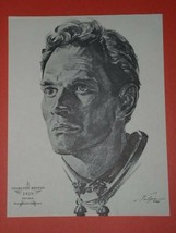 Charlton Heston Volpe Academy Award Print 1962 - £15.67 GBP