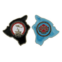 POHAKULOA TRAINING AREA HILO HAWAII  2.5&quot;  CHALLENGE COIN - £31.85 GBP