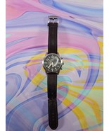 Fossil FS5143 Quartz Black Dial Men&#39;s Watch Read, 1.75&#39;&#39; Face Leather Strap - $35.05 CAD