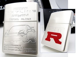 Nissann Skyline GTR R34 Limited Double Sides Zippo 2008 Mint Rare - £165.19 GBP