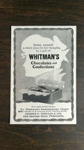 Vintage 1904 Whitman&#39;s Chocolates and Confections Original Ad - 721 - £5.24 GBP