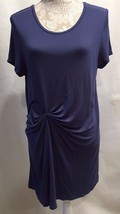 Deletta Anthropologie Ruched Gathered Front Jersey Tee Dress Dress SIZE SMALL - £15.87 GBP