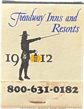 Treadway Inns and Resorts, New Jersey, Match Book Matches Matchbook - £9.41 GBP